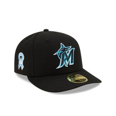 Sapca New Era Miami Marlins MLB Father's Day Low Profile 59FIFTY Fitted - Negrii